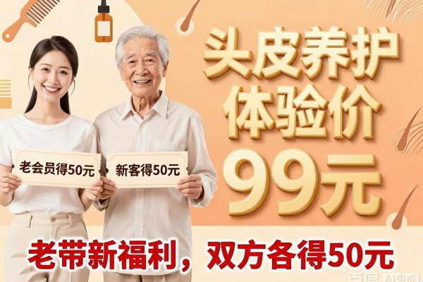 头皮养护体验价99元